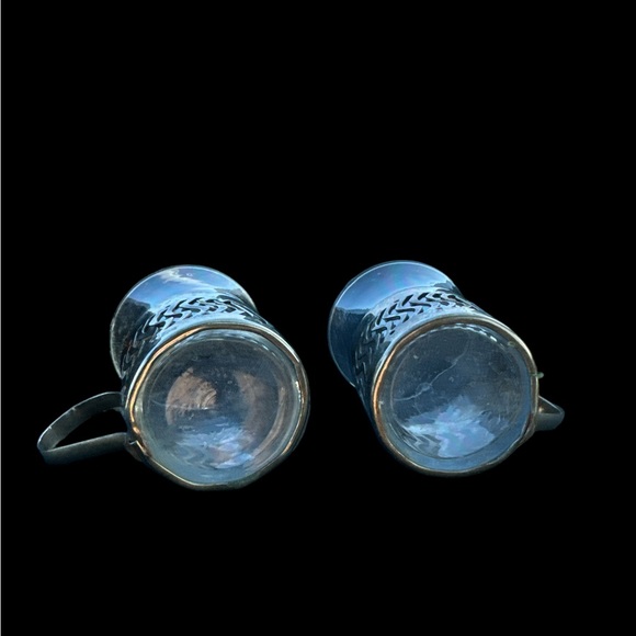 ♥️ Vintage Silver Plated Demitasse Cups, Set of 2 - Picture 4 of 4